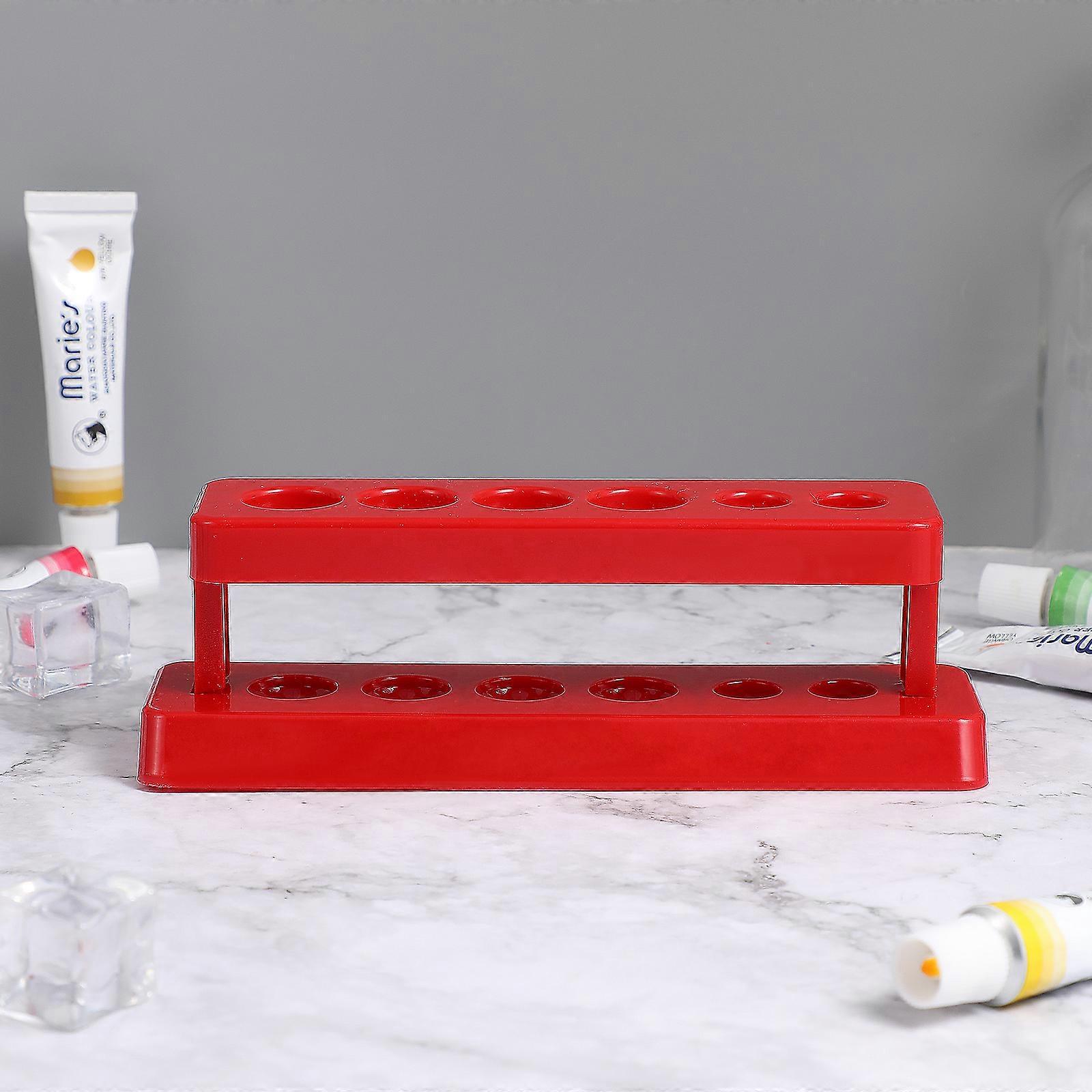 Iplusmile 3-teiliges Reagenzglasständer-set Aus Kunststoff Mit 6 Löchern, Geeignet Für Schullabore Und Lehrzwecke (farbe Zufällig)