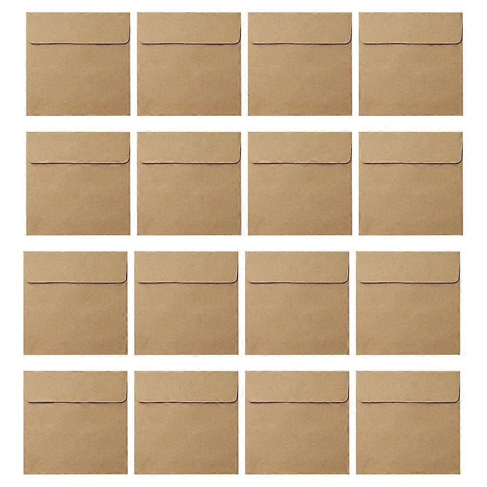 100 Stück Kleine Umschläge, Kleine Päckchen, Münzumschläge, Mini-karten-päckchen, Kartenumschläge-10x9x0.1cm-khaki