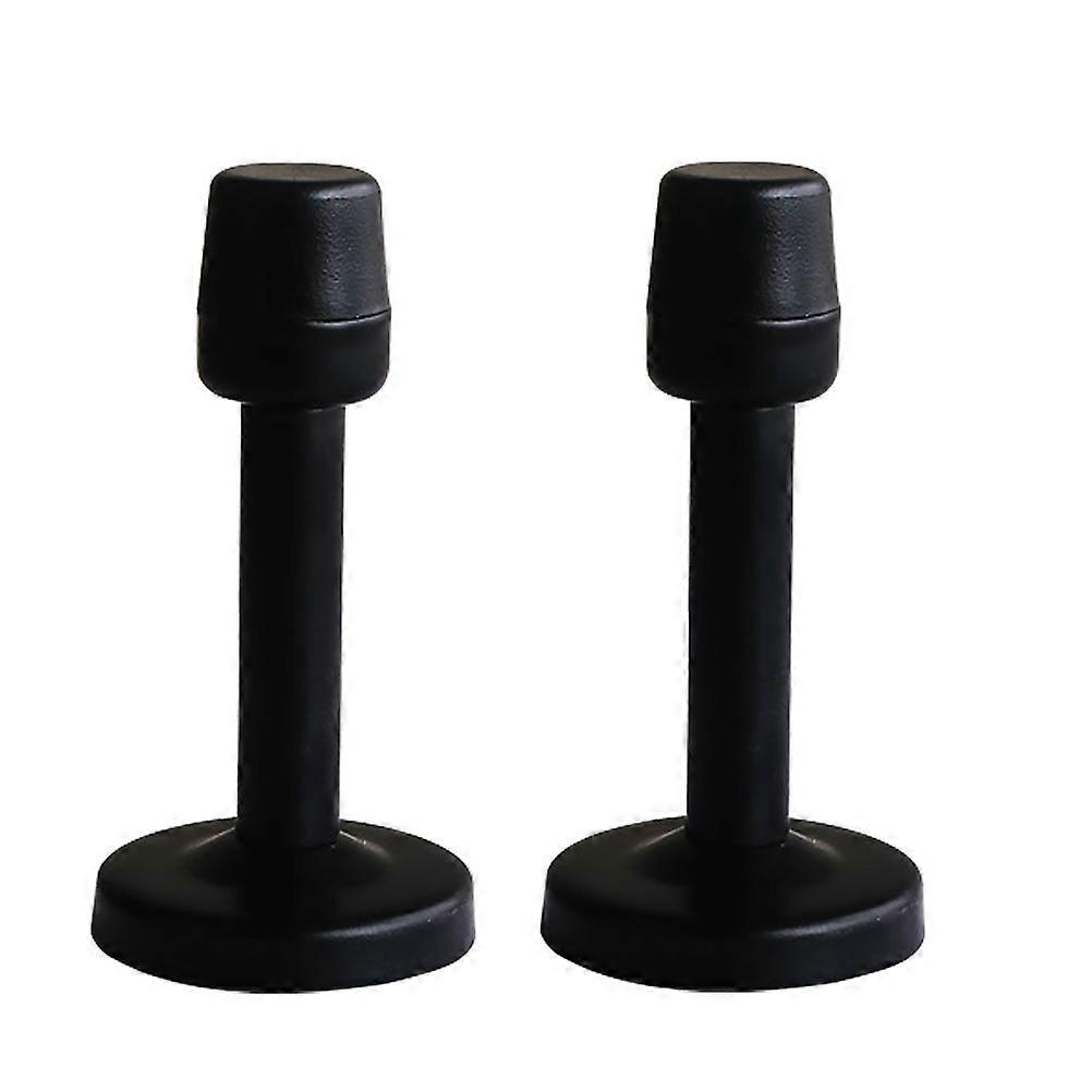 2 Stück Türstopper Mit Geräuschdämpfung, Türstopfen, Anti-anstoß-türhalter-zahnräder-7.7x3.8cm-black