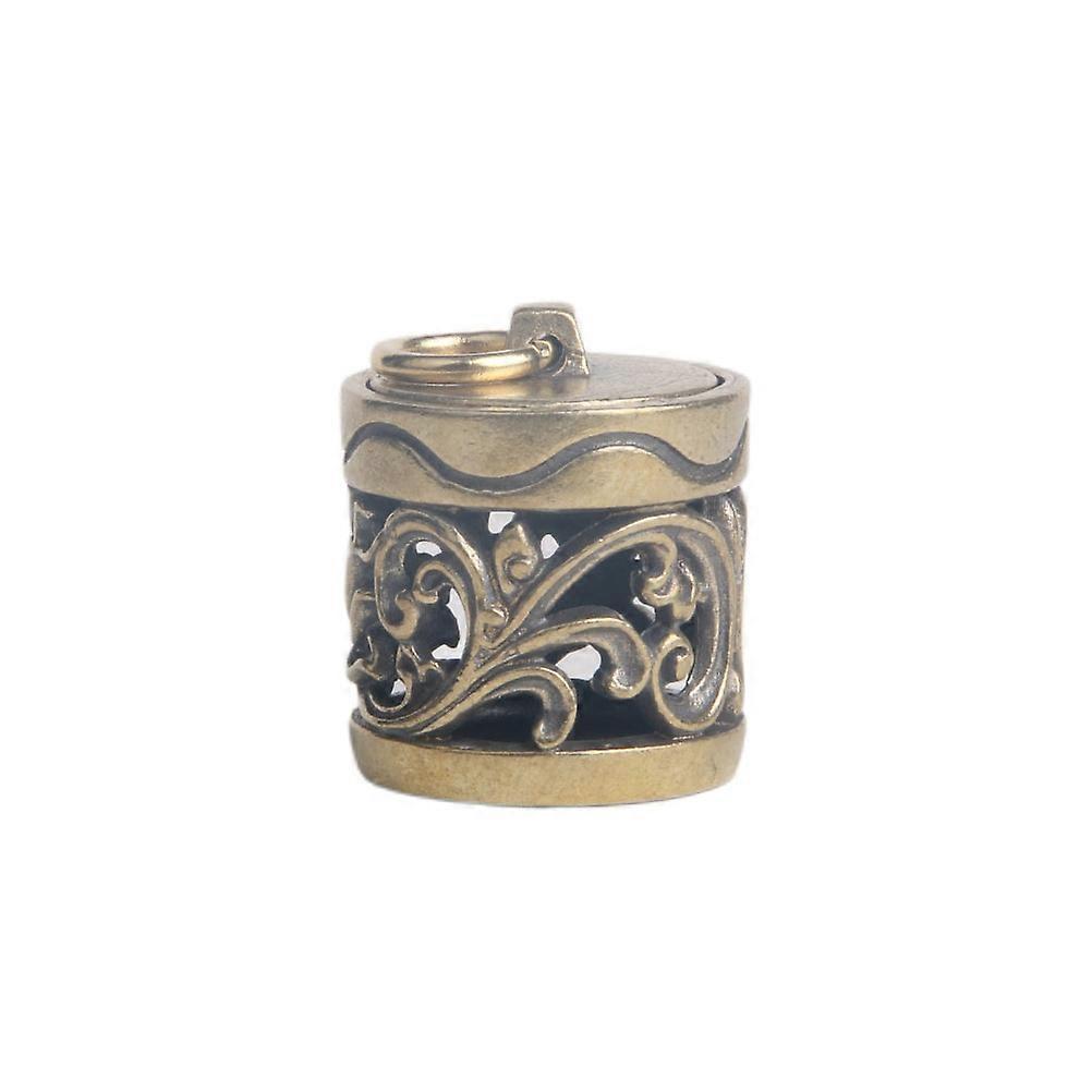 Anhänger Mit Ätherischem Öl-diffusor, Messing, Aromatherapie-anhänger, Dekorative Halskette-2.55x2.05cm