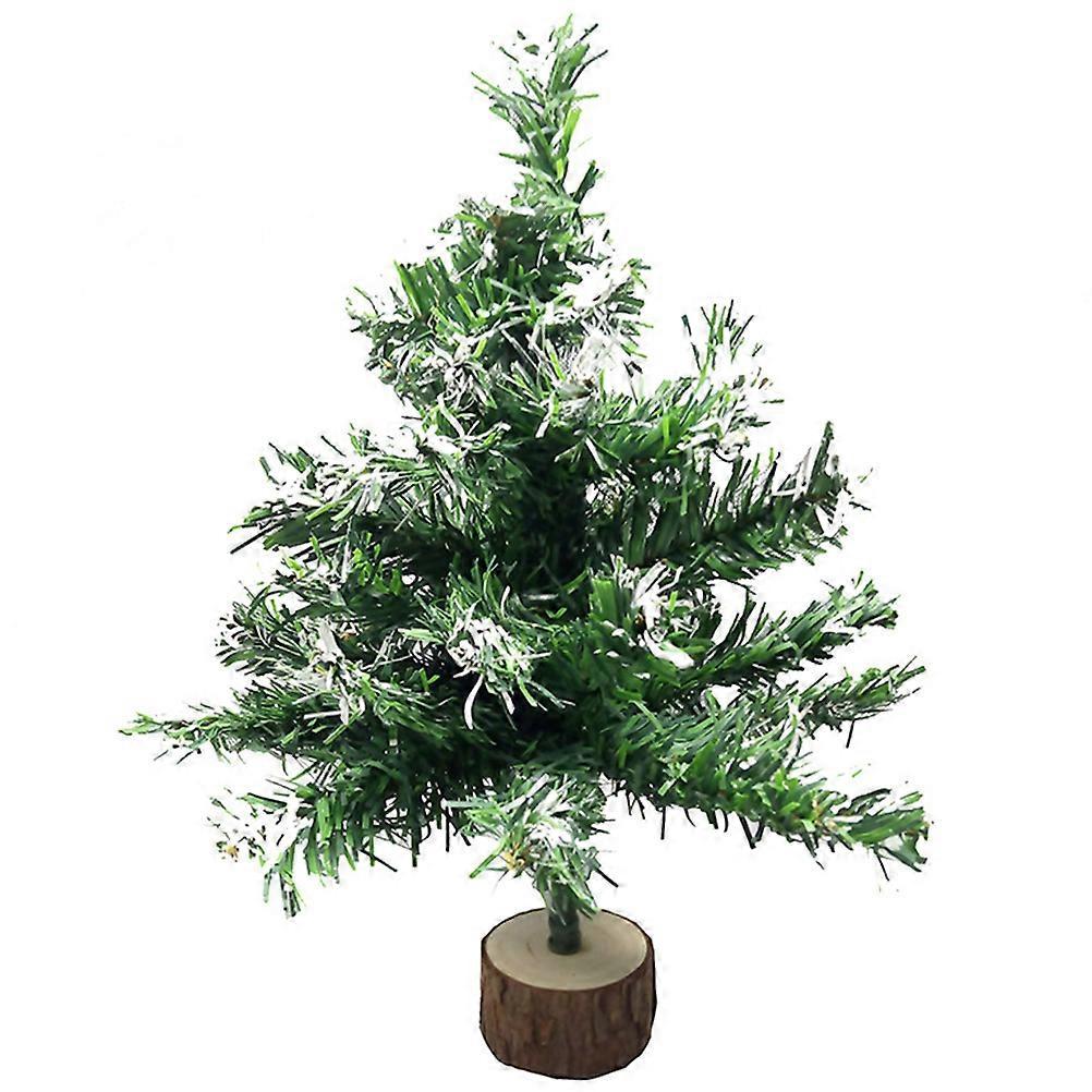 1 Stück Mini-weihnachtsbaum Aus Kunststoff, Tischdekoration, Partydekoration-28x7x7cm