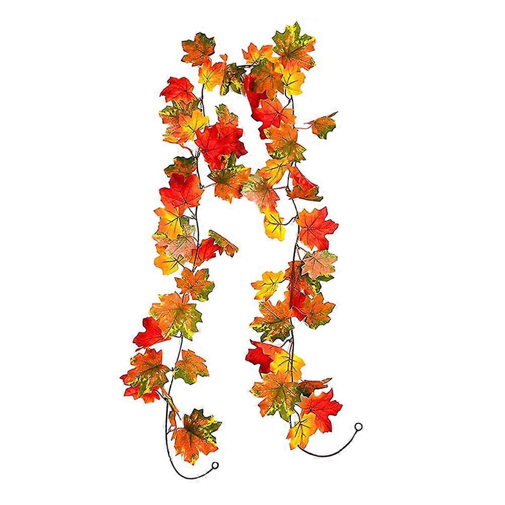 Stück Künstliche Blätterranke Aus Kunststoff, Ahornblatt-ranke, Herbstlaub-hängeranke-175x20cm