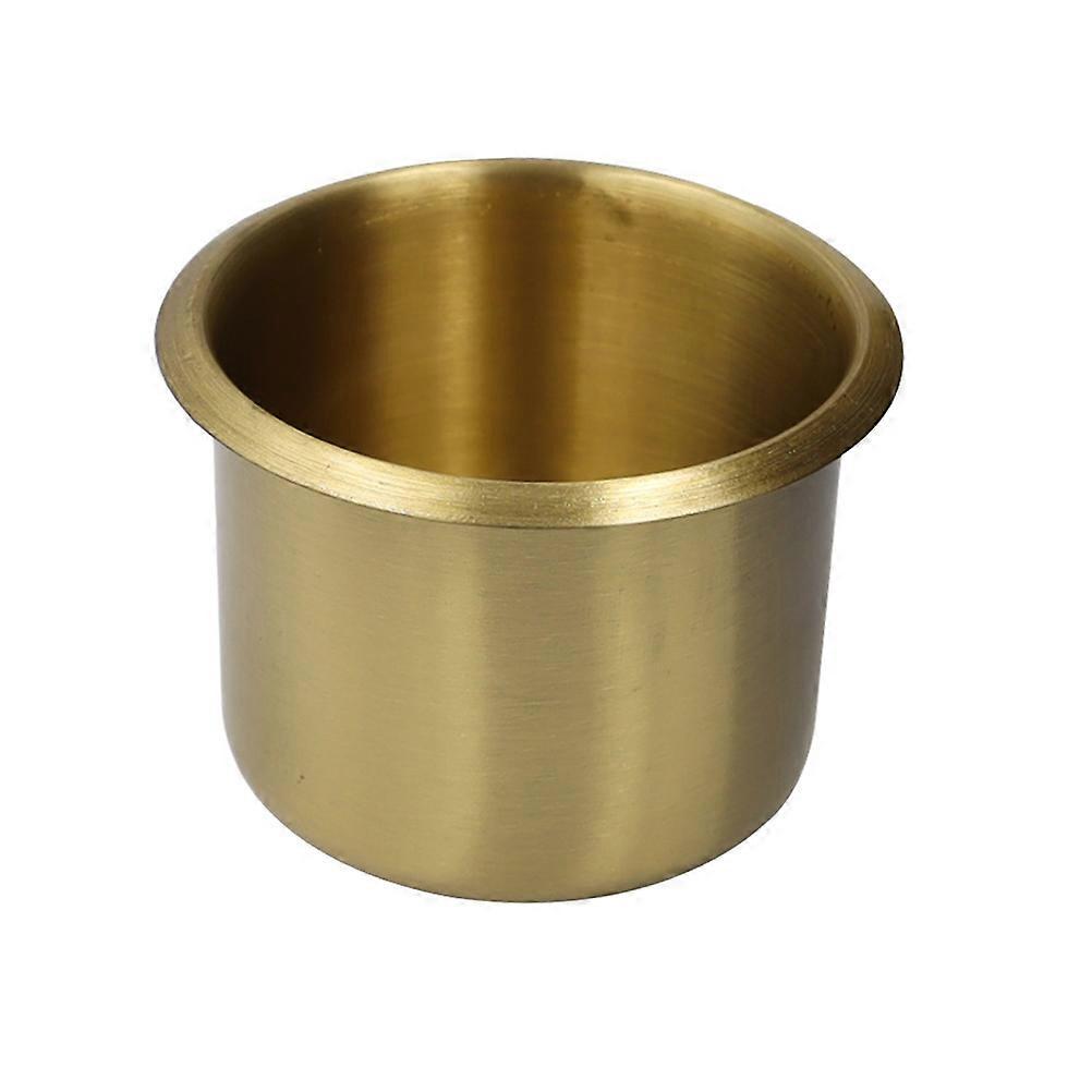 Becherhalter Aus Kupfer, Passend Für Wohnmobile Und Boote, Einbaufertiger Becherhalter-6.75.5cm-golden