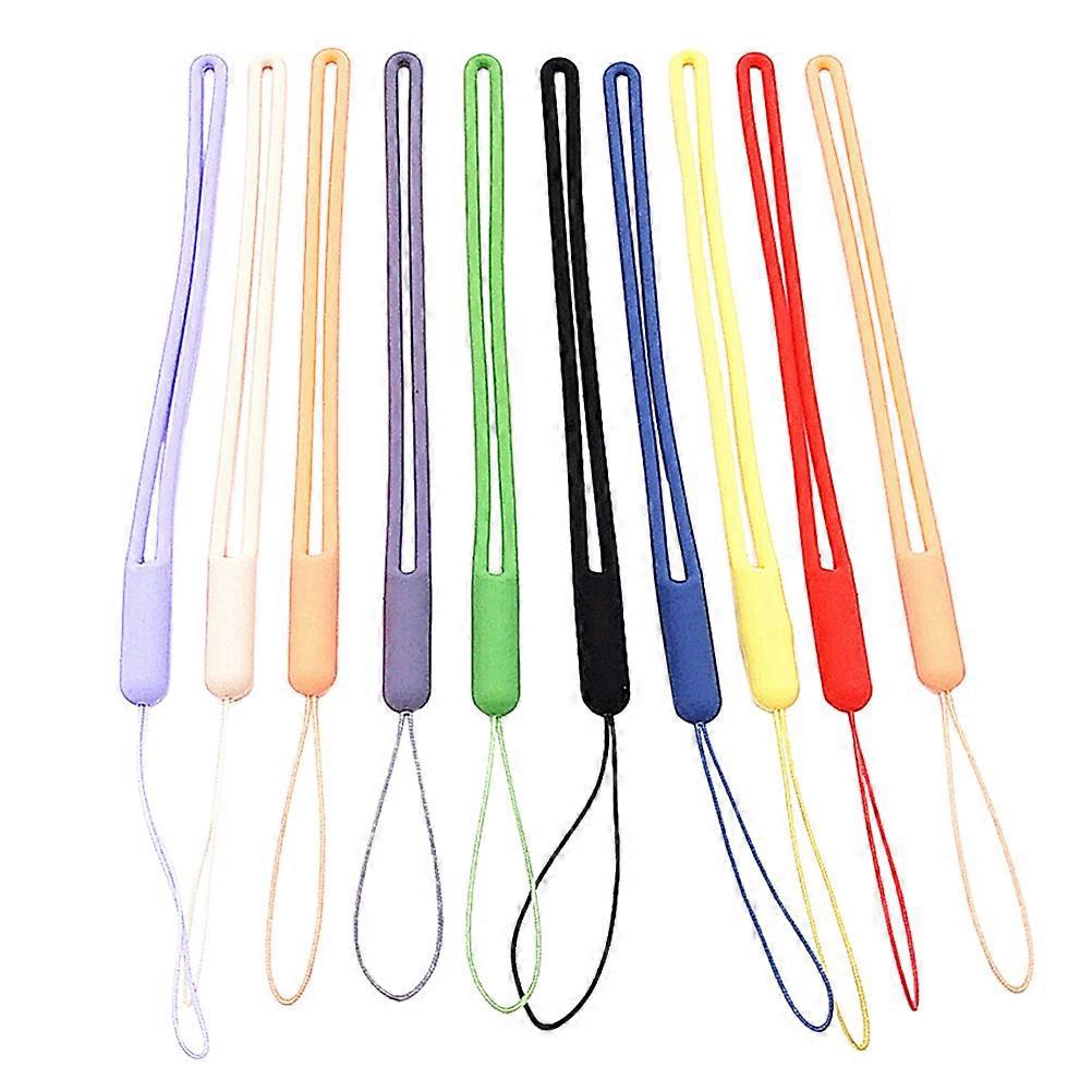10 Stück Pfeifen-lanyard, Handy-lanyard, Fingerschlaufe, Sicherheitsverschluss-19x2cm