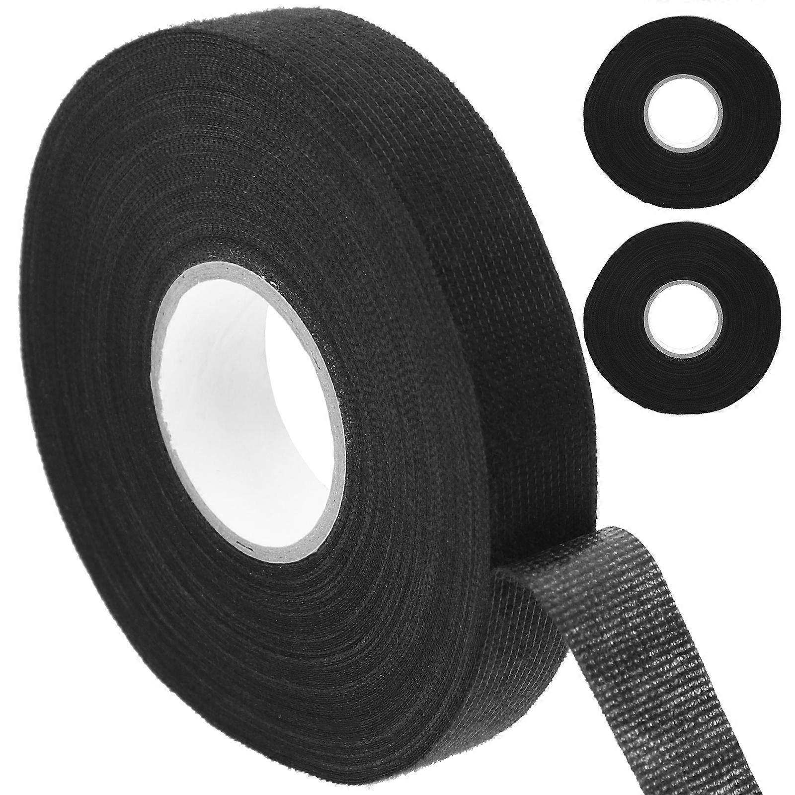 Rollen Kabelbaumklebeband 19 Mm Gewebeklebeband Kfz-außenzubehör-2500x1.9cmx02cm-black