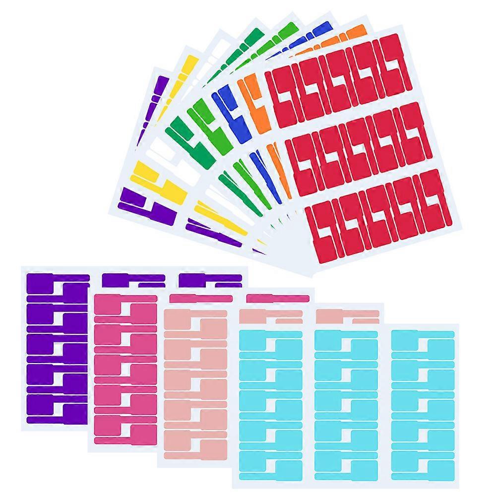 12 Blatt Kabeletiketten, Etiketten Und Anhänger Für Das Kabelmanagement In Der Elektronik-29.7x21cm