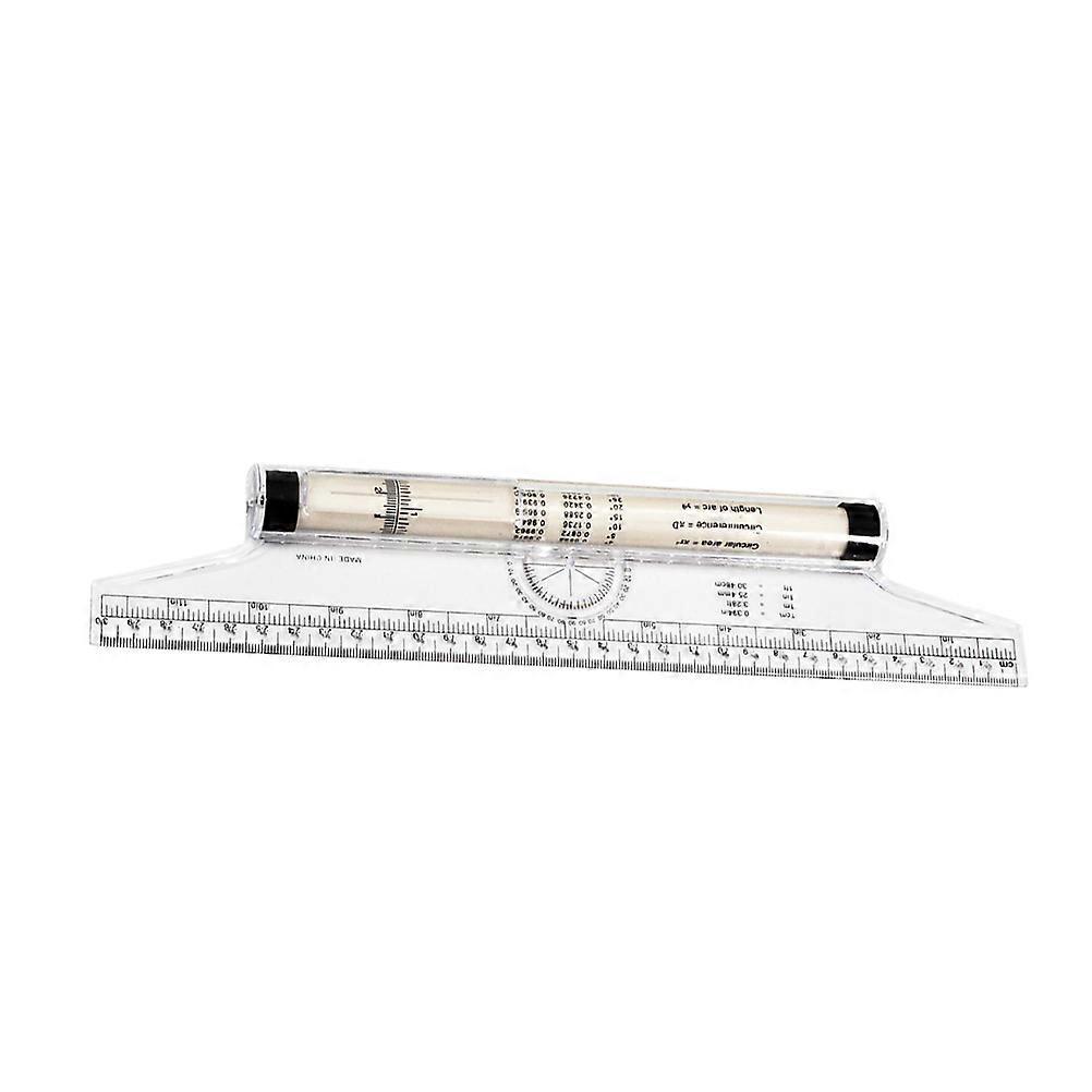 30-cm-skalenlineal, Zeichenlineal, Parallellineal, Messlineal, Rolllineal, Transparentes Rolllineal-30cm