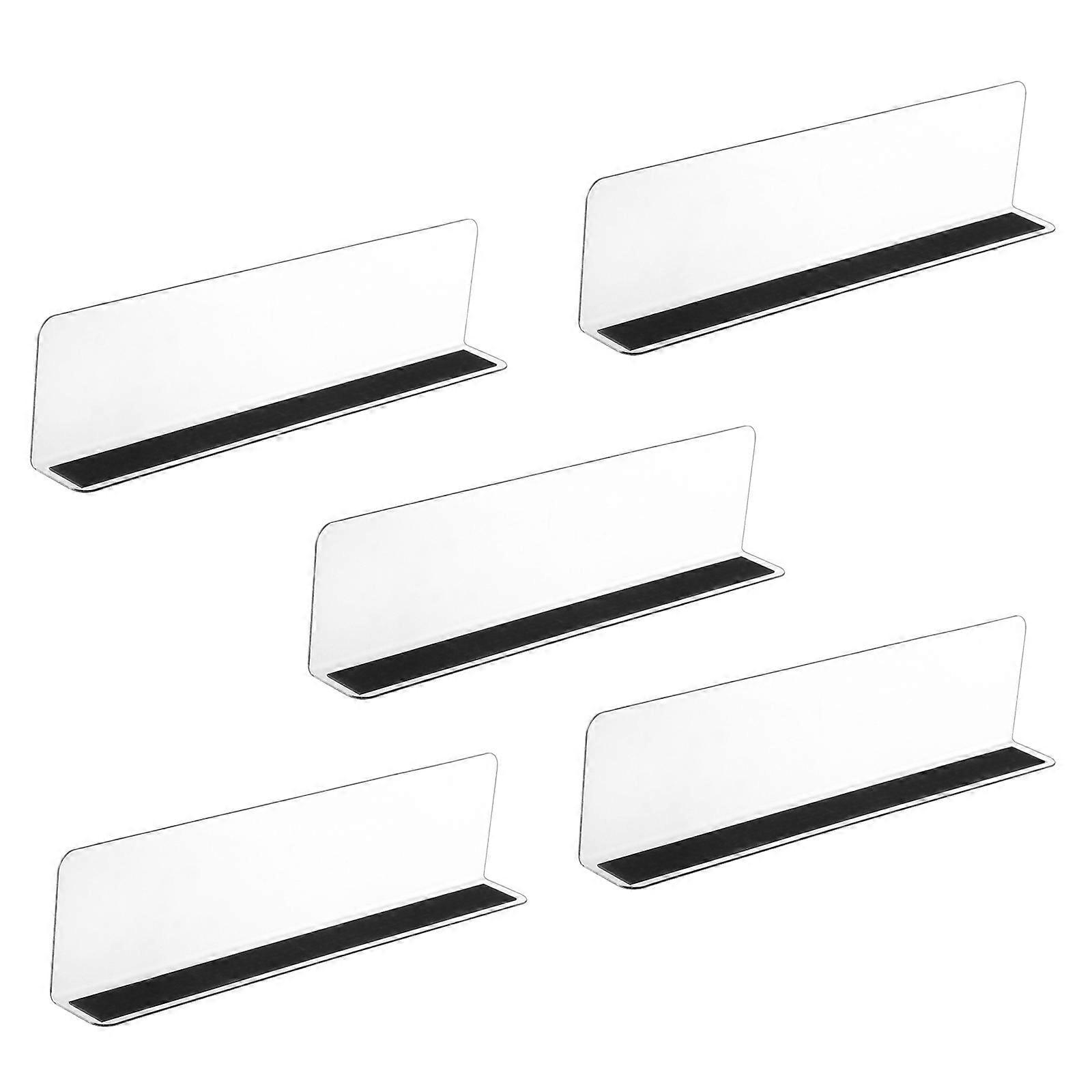 Stück Kunststoff-regalteiler, Supermarkt-warenteiler, Magnetische Trennwände-25x7x6cm