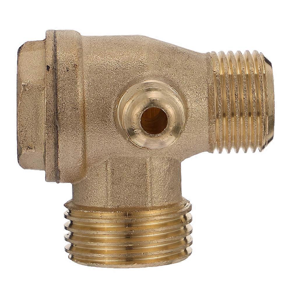 Luftkompressorventil, Kompressor-druckrückschlagventil, Kupfergewindeventil-4x3.5cm-golden