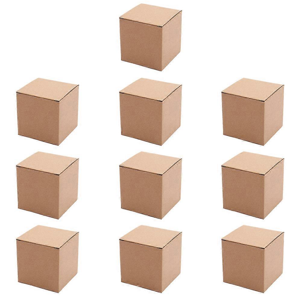 10 Stück Kraftpapier-geschenkboxen, Bonbonschachteln, Leckereienschachteln, Cupcake-behälter, Schmuckschachteln-88cm