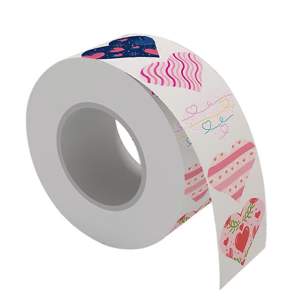 Herzförmige Geschenkbox, Weihnachtsaufkleber, Notizbuchaufkleber, Etiketten Für Hochzeitseinladungen, Neujahrsaufkleber-3.8x3.5cm