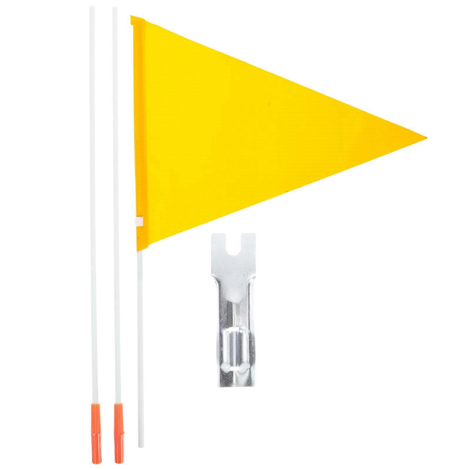 Kinder-abschleppwagen-fahrradsicherheitsfahnen, Fahrradlenkerfahne, Kindersicherheitsfahne-38x0.6cm-yellow