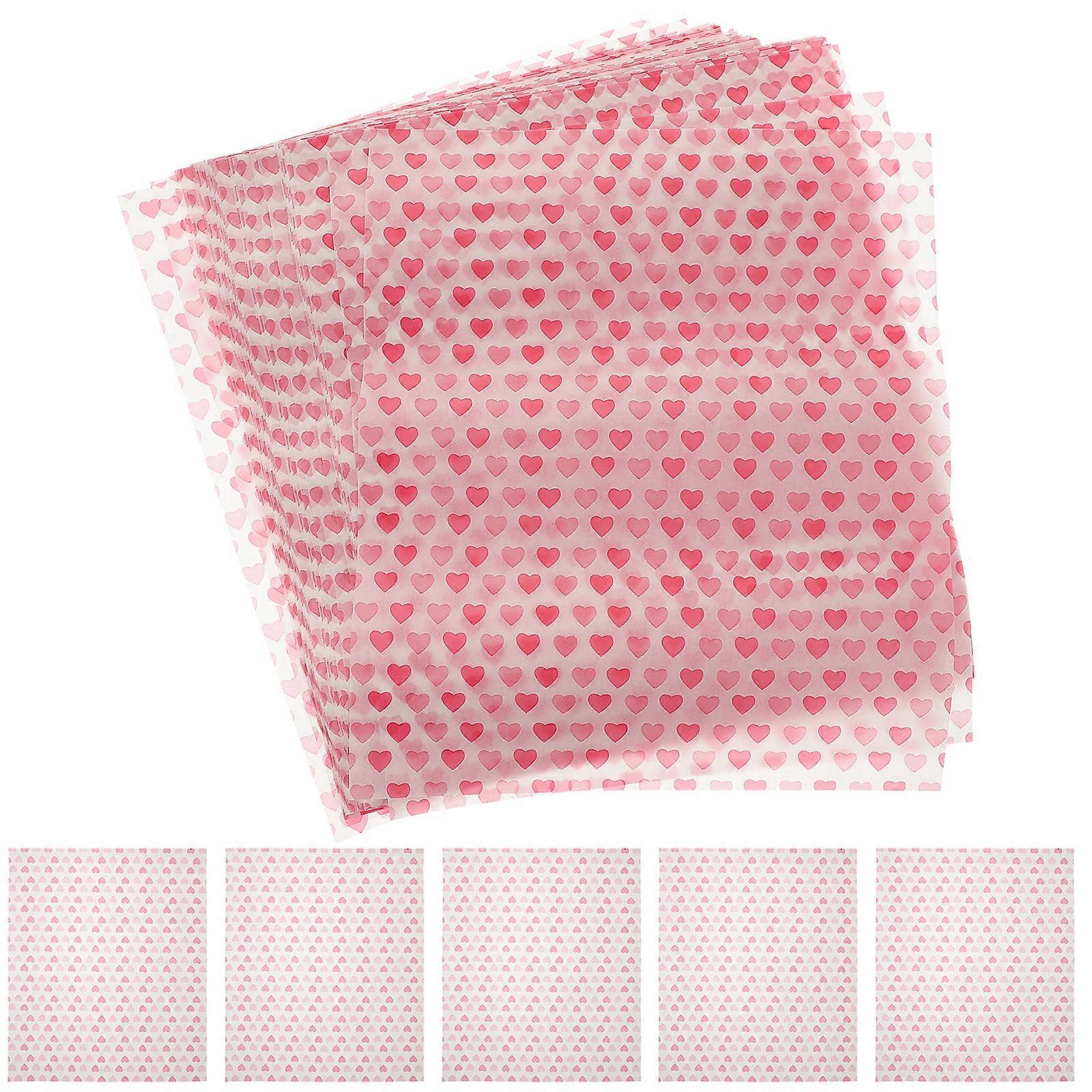 50 Blatt Backwachspapier, Lebensmittelverpackungspapier, Sandwichpapier, Packpapier-25.5x22x0.1cm
