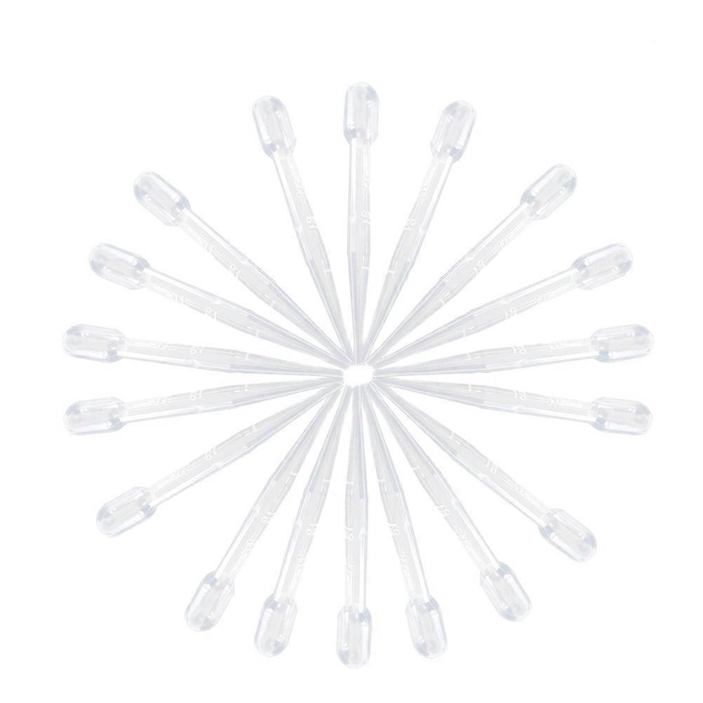 100 Stück 5 Ml Einweg-transferpipetten Aus Kunststoff Mit Skala, Graduierte Tropfpipetten Für Ätherische Öle-5ml-white