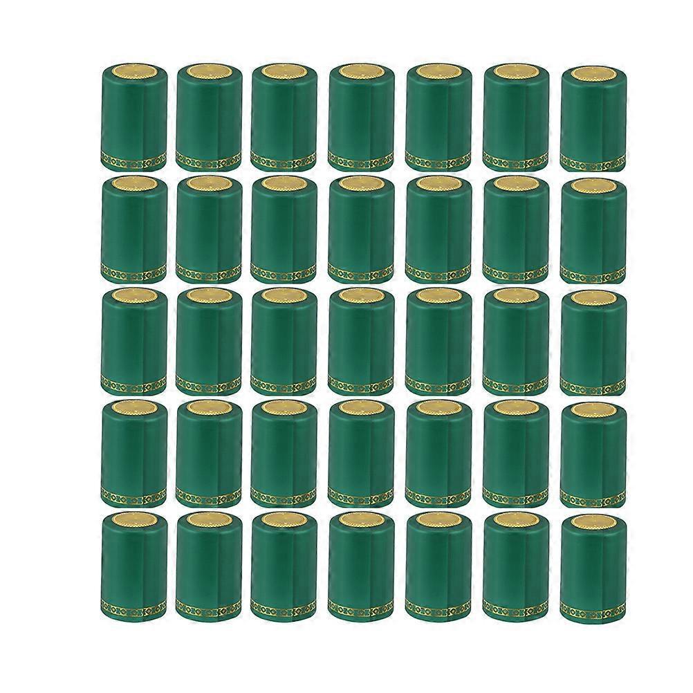 200 Stück Schrumpfkapseln Für Weinflaschen, Schrumpffolien, Staubschutzhüllen-4.8x3.3x3.3cm-green