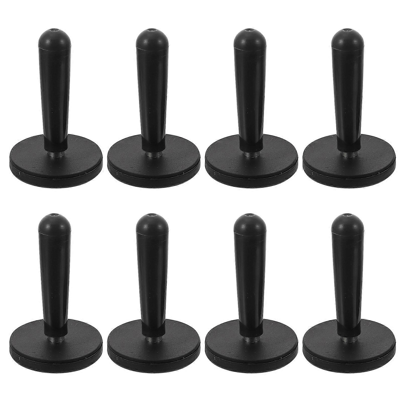 8-teiliges Set Magnetischer Halterungen Für Autofolien Zur Folienmontage-7x4.5cm-black