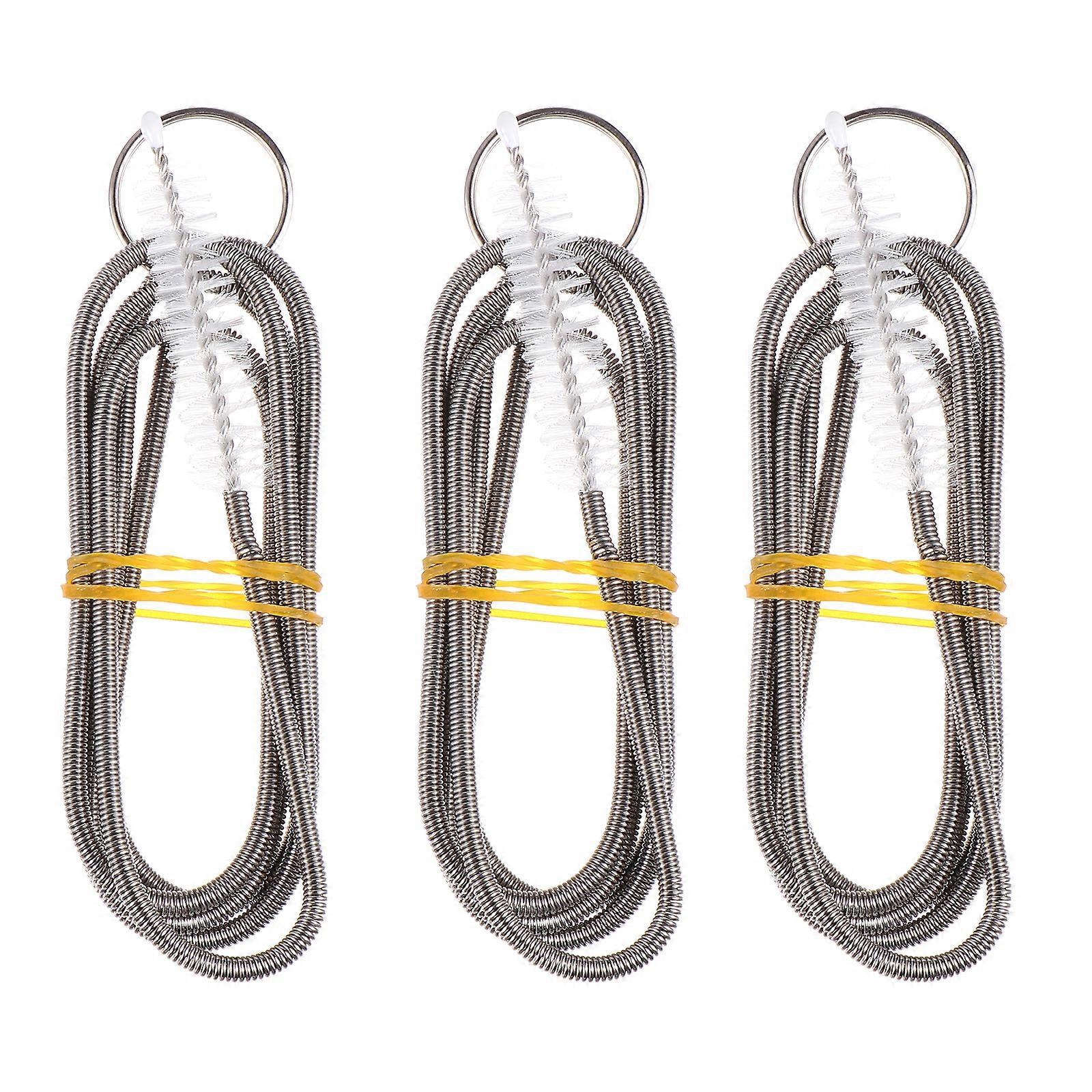 Set/3 Stück Nützliche Reinigungsbürste Wasserrohrbürste Kühlschrankabflussreiniger-100x2x1cm
