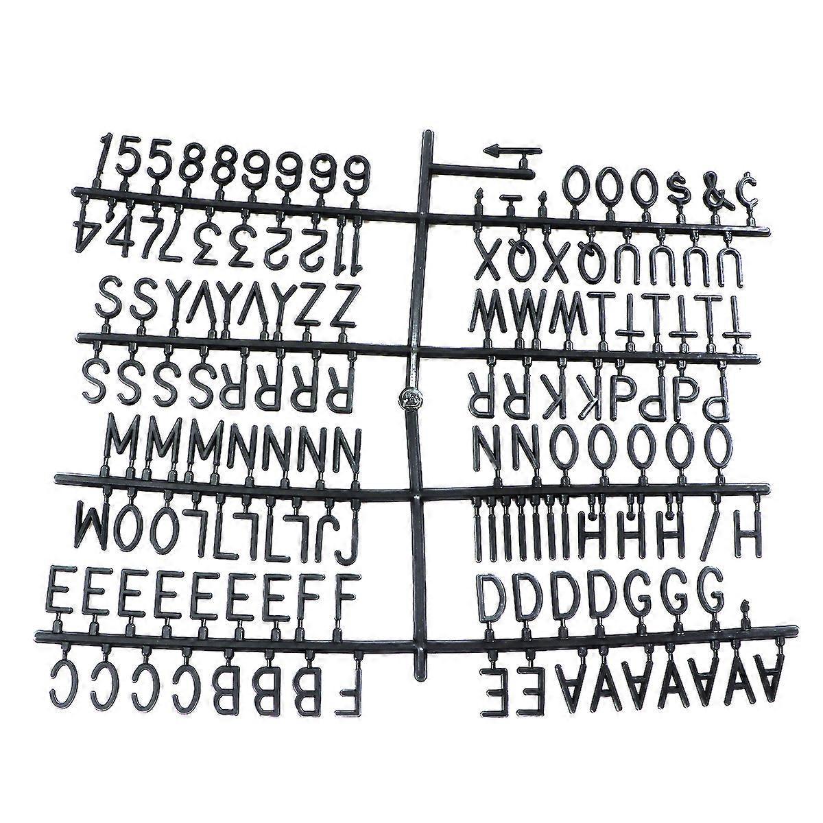 Magnetische Alphabettafel, Kunststofftafel, Schaumstofftafel, Buchstaben, Weiße Alphabetsymbole, Magnetische Buchstabentafel, Alphabet-30x26cm-black