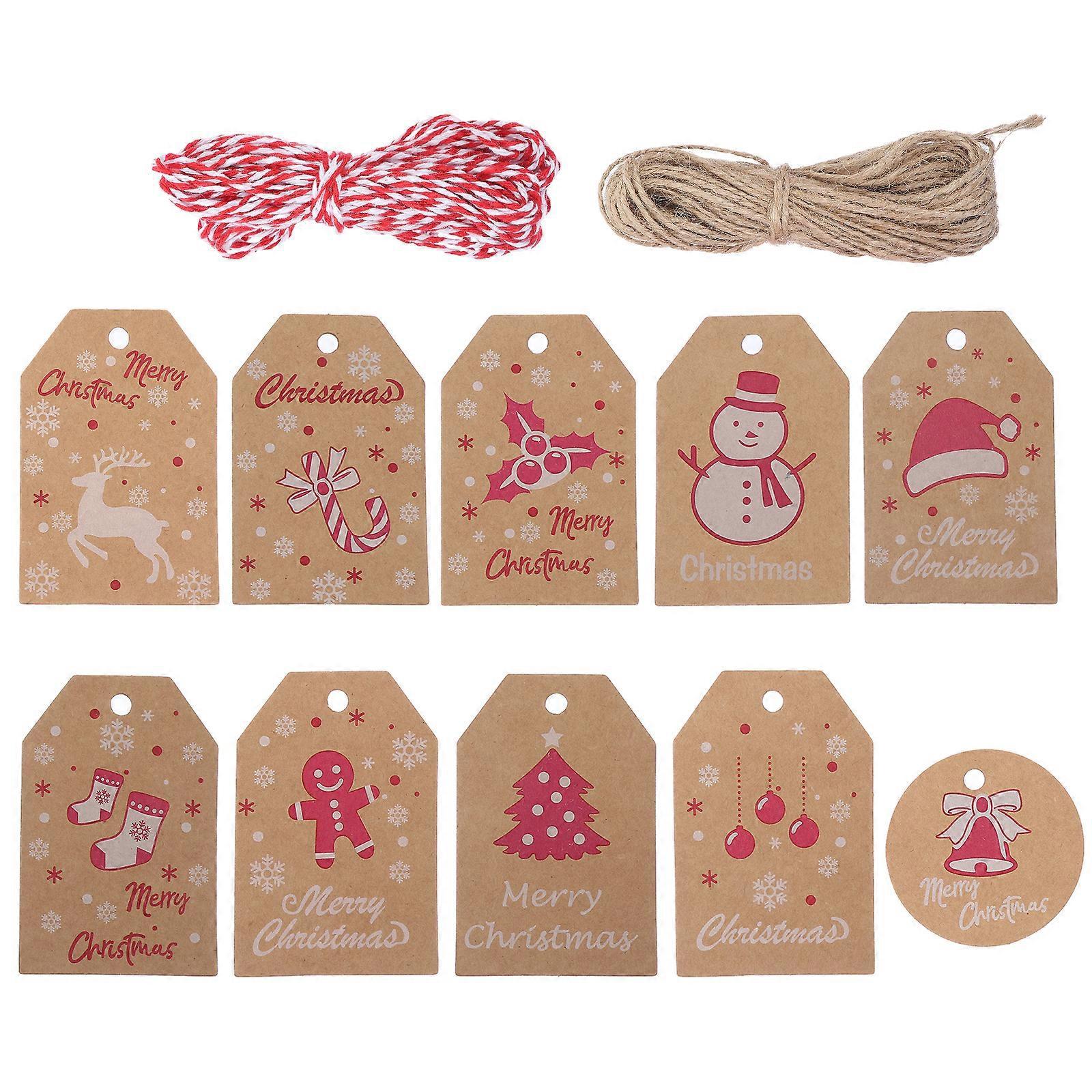120 Stück Exquisite Papieretiketten, Dekorative Und Praktische Namensschilder Zum Aufhängen-8.2x5cm