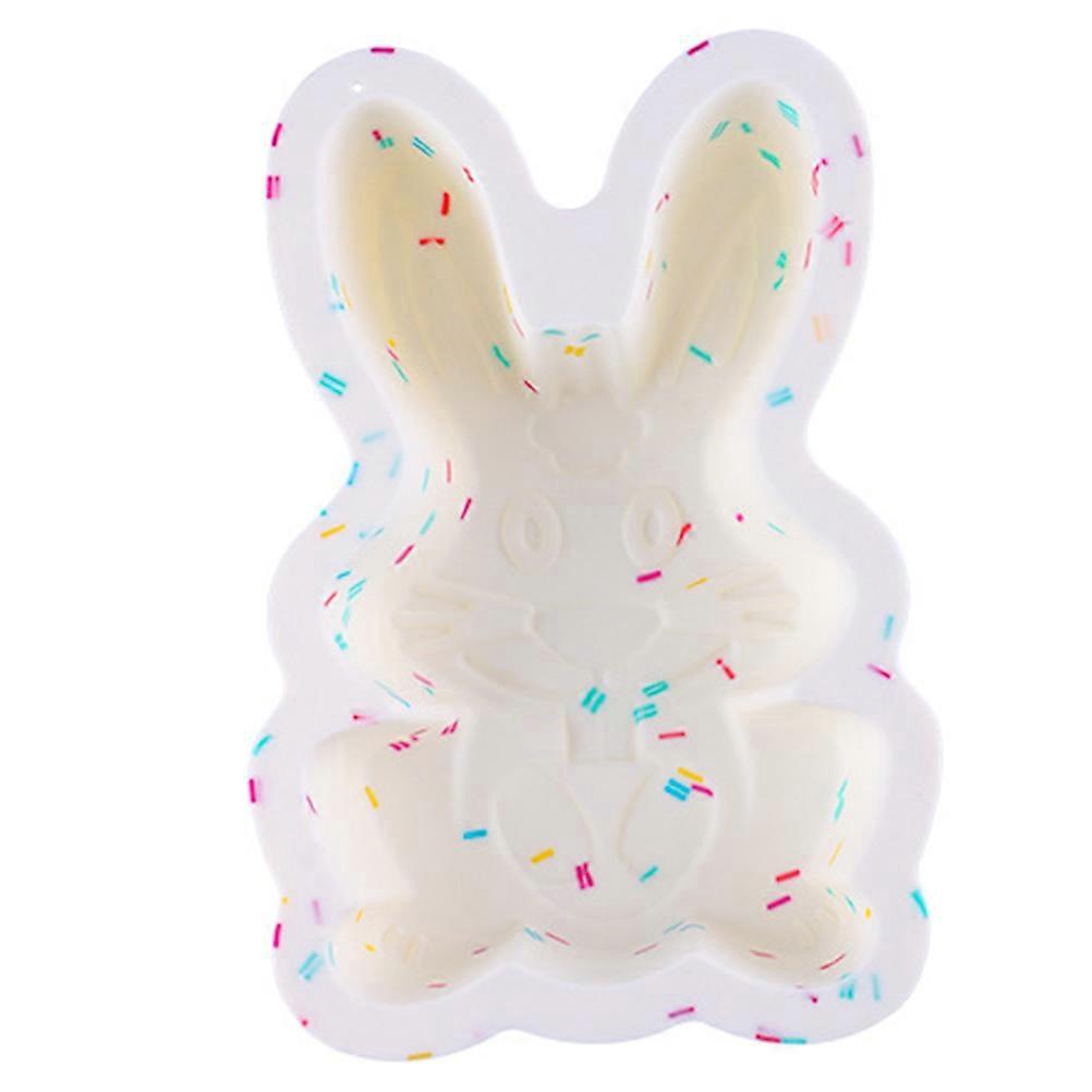 Silikonform Für Schokoladenkuchen, Osterbackform Für Schokolade-20.5x15.5x3.5cm-white