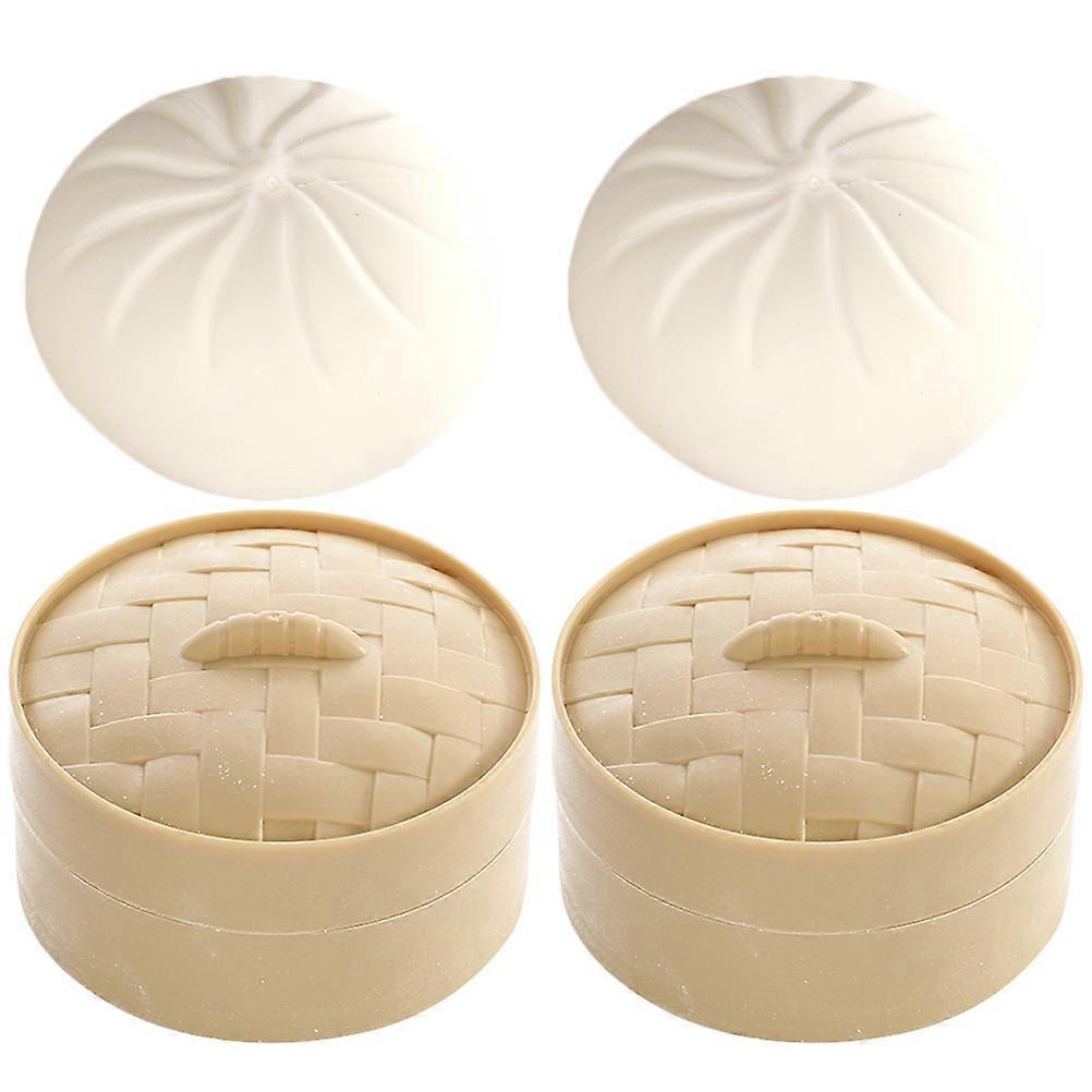 2er-sets Quetschbrötchen, Dampfbrötchen, Stressspielzeug, Dekompressionsbrötchen, Stressspielzeug