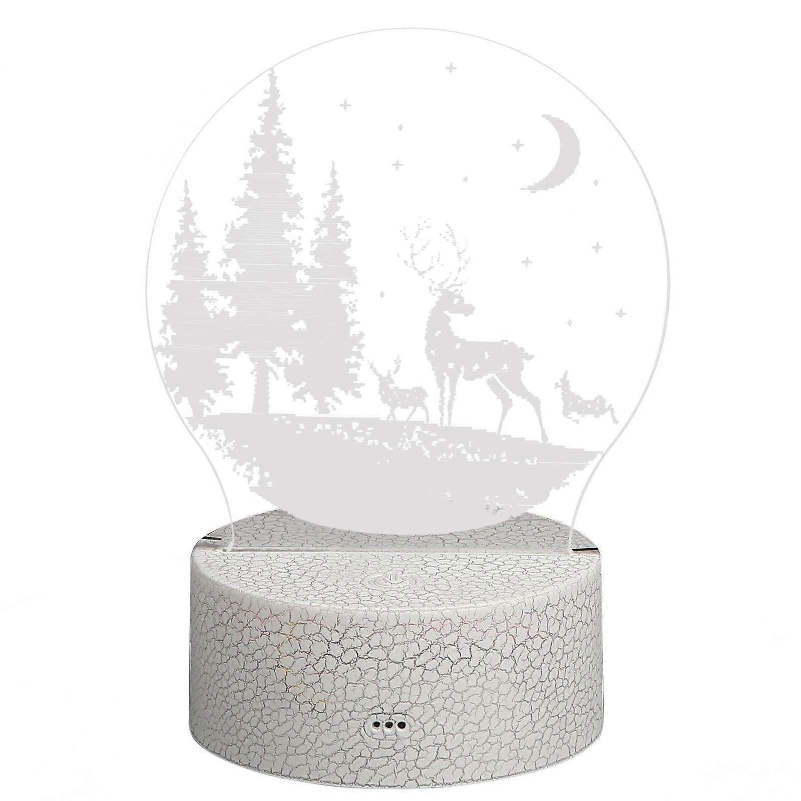 1 Stück Weihnachtslampe, Nachtlicht, Tischlampe, Led-licht, Dekoration-13.8x12.6cm