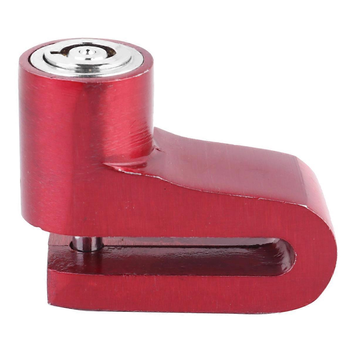 Roller-elektro-radscheibenschloss Scheibenbremsschloss Bremsschlosswerkzeug Scheibenbremsalarmschloss Motorradzubehör-52x4.4cm-red