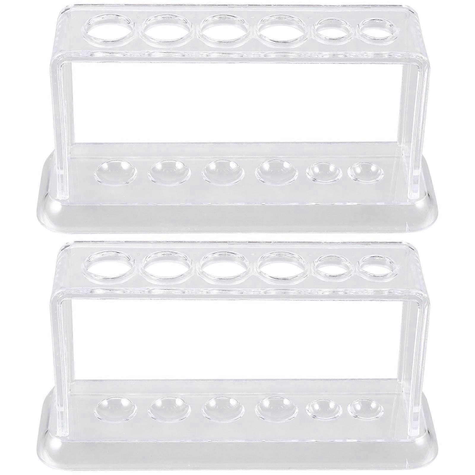 2er-set Reagenzglasständer Für Schullabore, Professioneller Reagenzglasständer-16x8.5x5cm