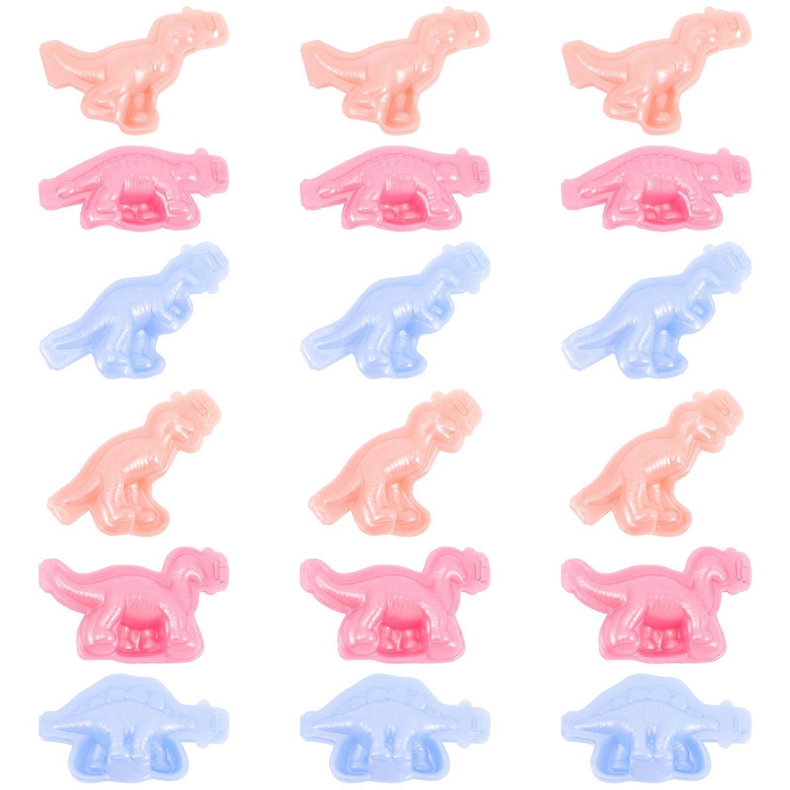 18-teiliges Set Mit Mousse-formen Für Kinder, 3d-dinosaurier-kuchenformen, Schokoladen- Und Bonbonformen Sowie Reiskuchenformen-7x4.5cm-random Color