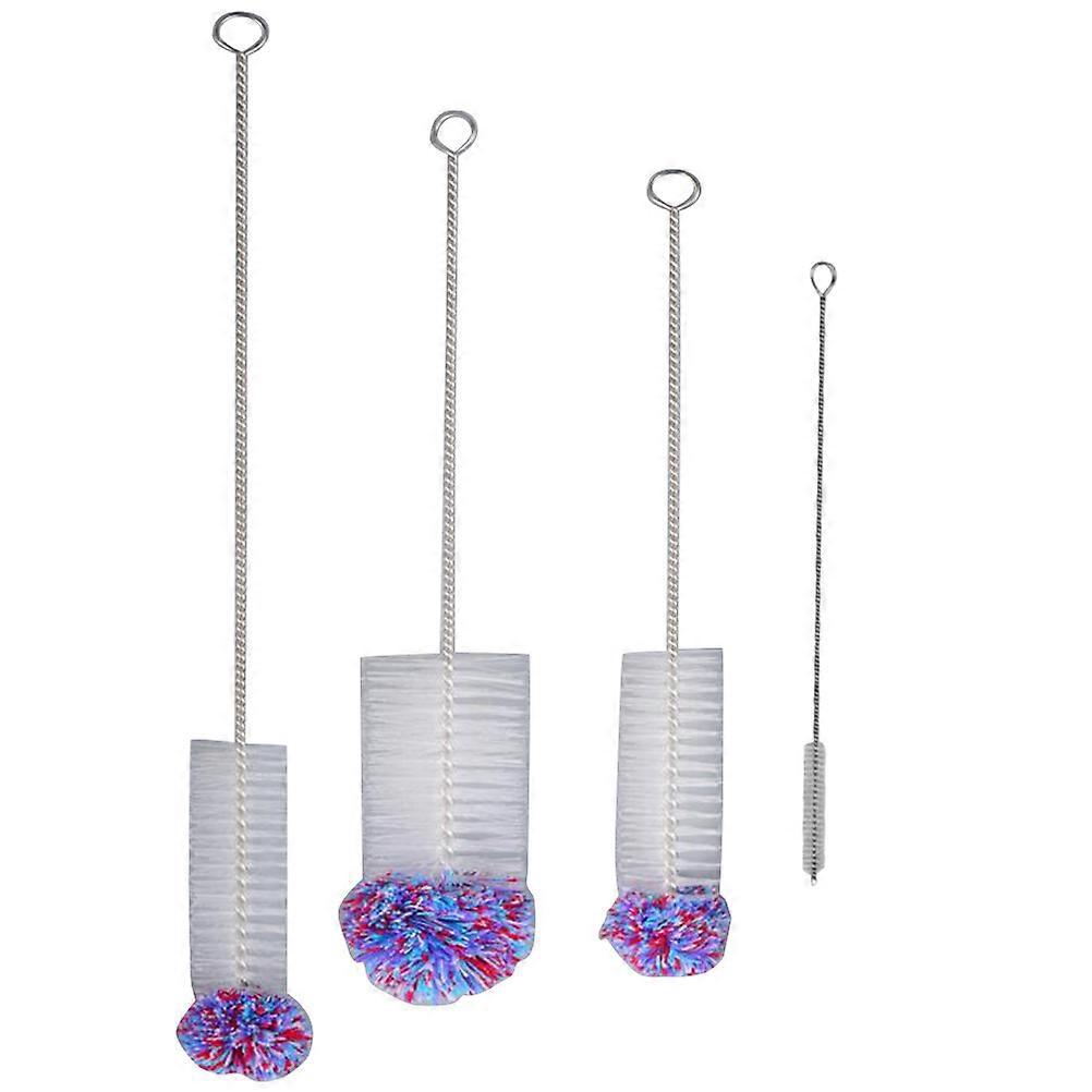 4-teiliges Flaschenreinigungsbürsten-set Mit Langem Griff, Wasserkocher-reinigungswerkzeug, Multifunktionales Reinigungszubehör Für Zuhause-44x3cm-purple