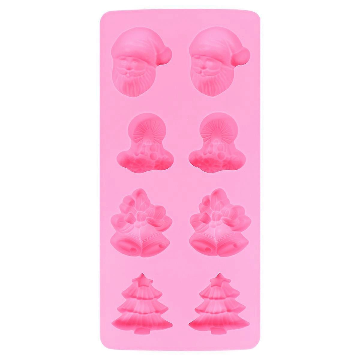 Silikon-weihnachtsmotiv-backform, Diy-kuchenform, Backförmchen-zubehör (farbe Zufällig)-30.8x13.9x2cm