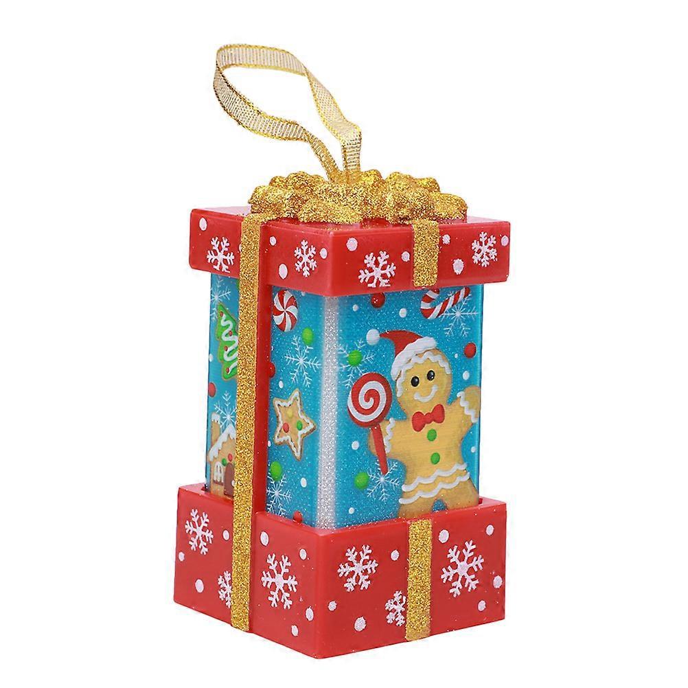 1 Stück Dekorative Lampe, Weihnachtsmotiv, Tischlampe-10x6x6cm