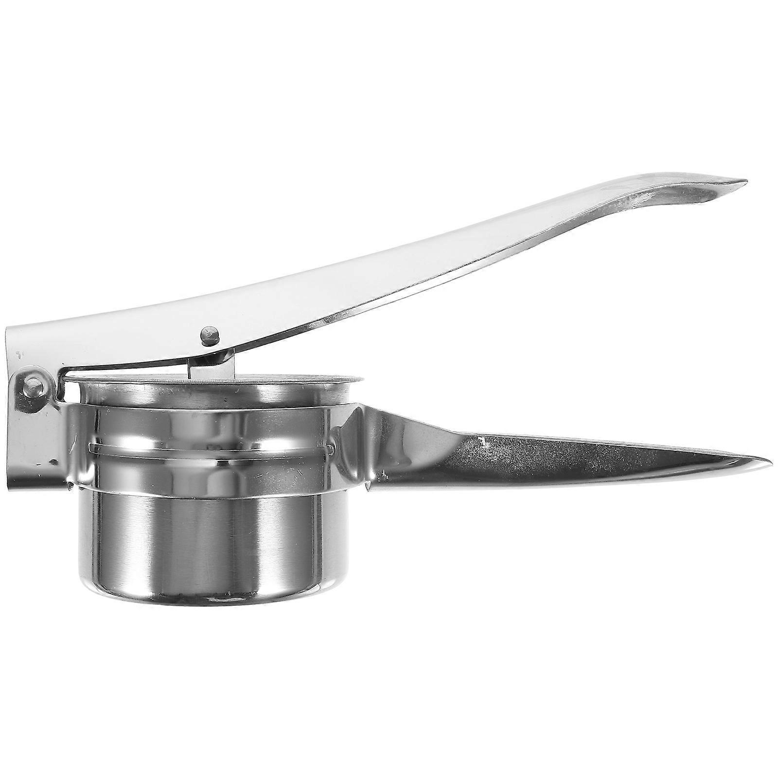 1 Set Küchenfoto-blender, Manuelle Kartoffelpresse, Kartoffelpresse Aus Edelstahl-27x27x10cm-silver