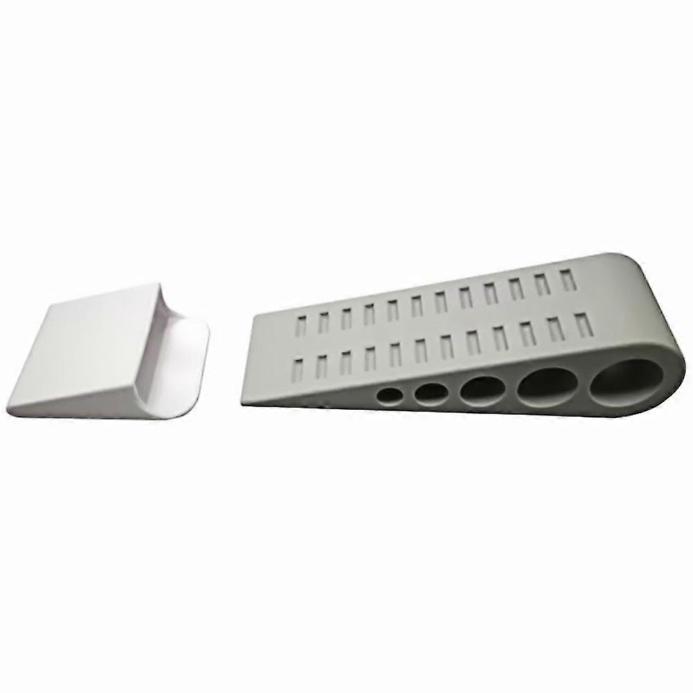1 Set Türstopper Und Wandschutz-set, Robustes Türstopper-werkzeug Für Zuhause-12.7x4cm-light Grey