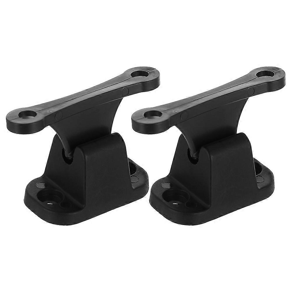 2-teiliges Türbefestigungsset, T-förmiger Türstopper, Halteklammer Für Wohnmobil-6x2cm-black