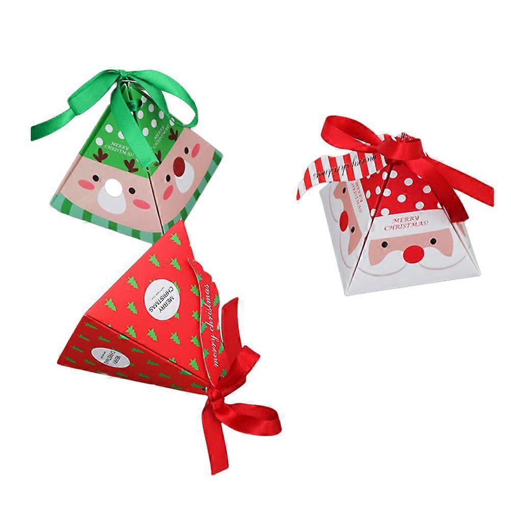 15 Stück Weihnachtspapierboxen, Gastgeschenke, Süßigkeiten, Schokoladenleckereien, Partyzubehör-15pcs