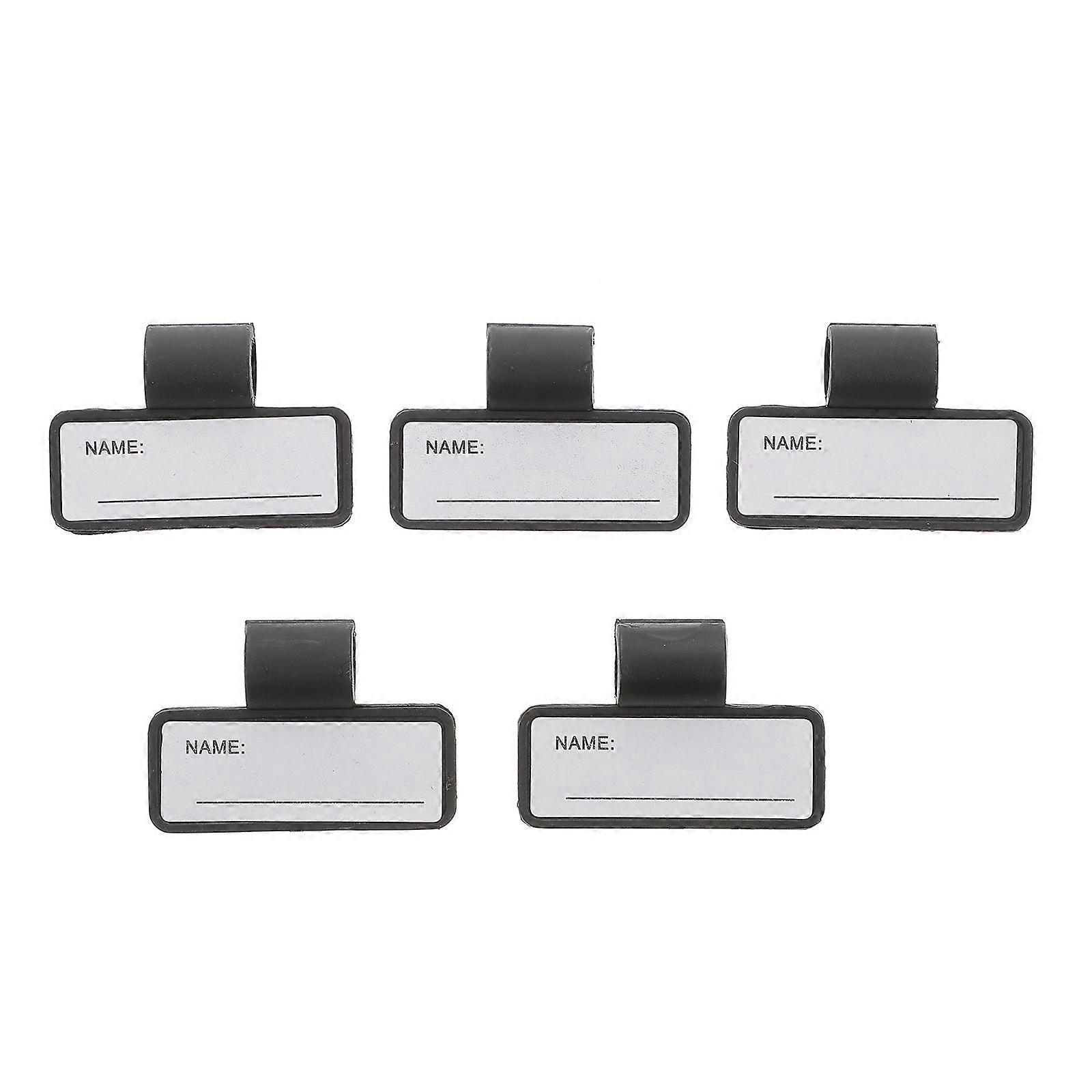 Stück Stethoskop-namenskarten Zur Kennzeichnung Von Stethoskopschläuchen-4.5x3cm-black