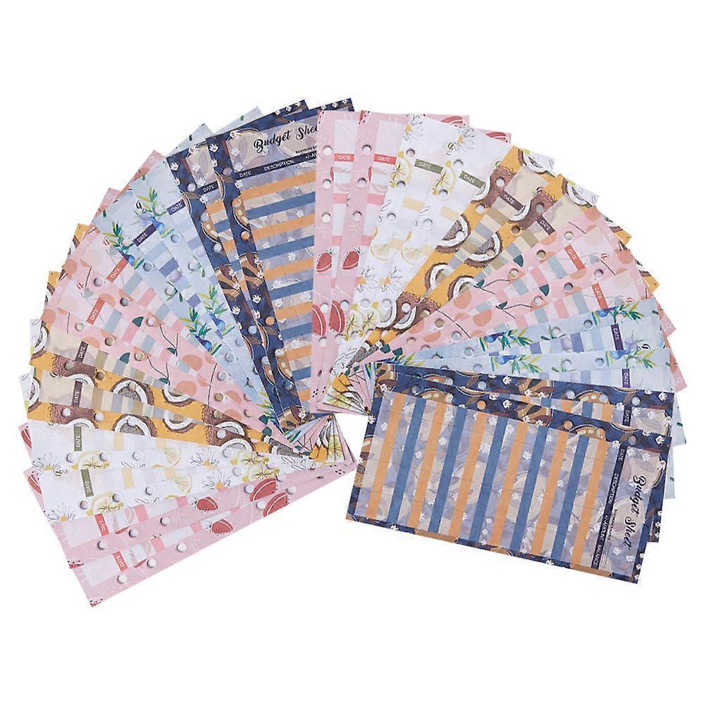 24 Dekorative Umschläge, Einlagen Für Kassenbücher, Bargeldumschläge, Budgetblätter, Bargeldorganisatoren, Umschlagtaschen Für Ordner-17x8.7cm