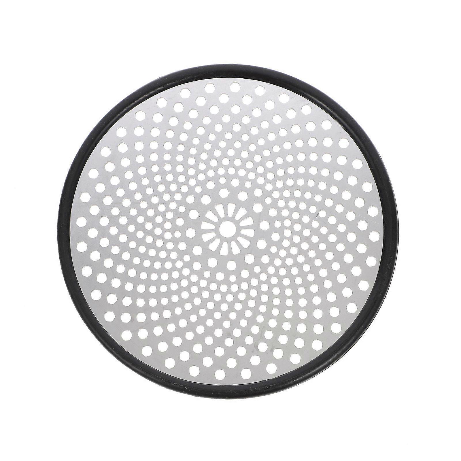 Haarfänger Für Duschabflüsse, Badezimmer-abflussabdeckung, Duschschutz Mit Dichtungsring-11x11cm-silver