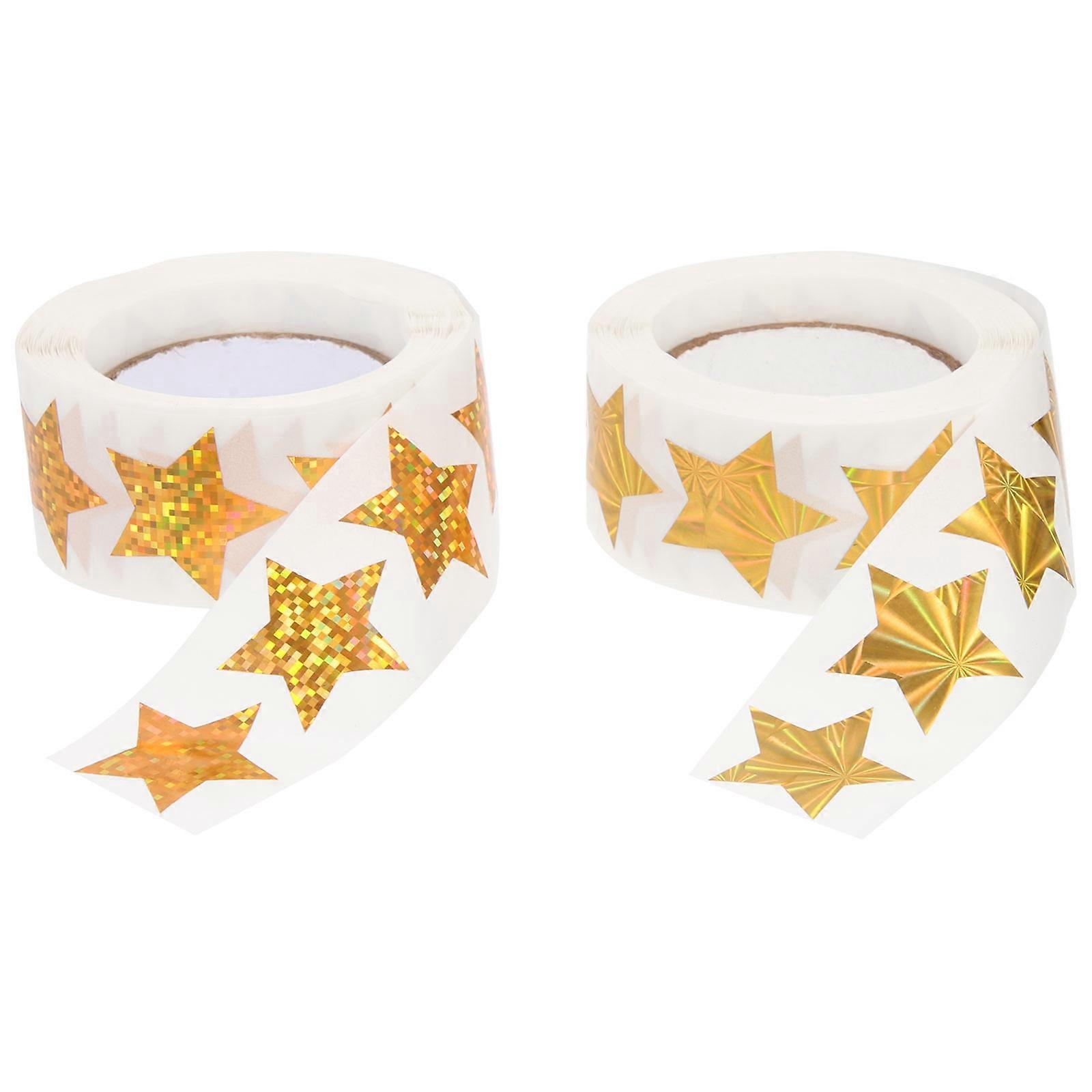 Rollen Glitzeraufkleber, Glänzende Sternaufkleber, Glitzersternaufkleber, Verhaltensdiagramm-sternaufkleber-2.5x2.5cm-golden