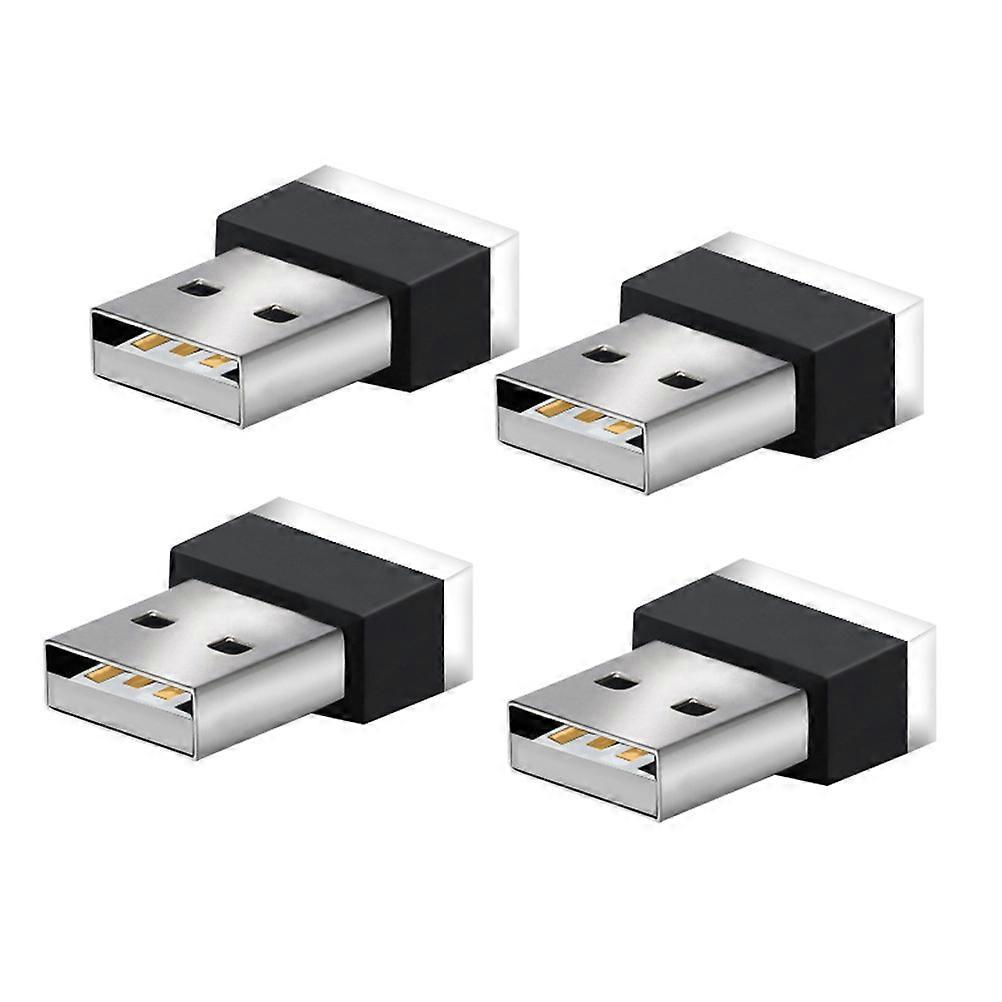 4 Stück Usb-innenraumbeleuchtung, Ambientebeleuchtung, Universelle Led-leuchten Für Auto