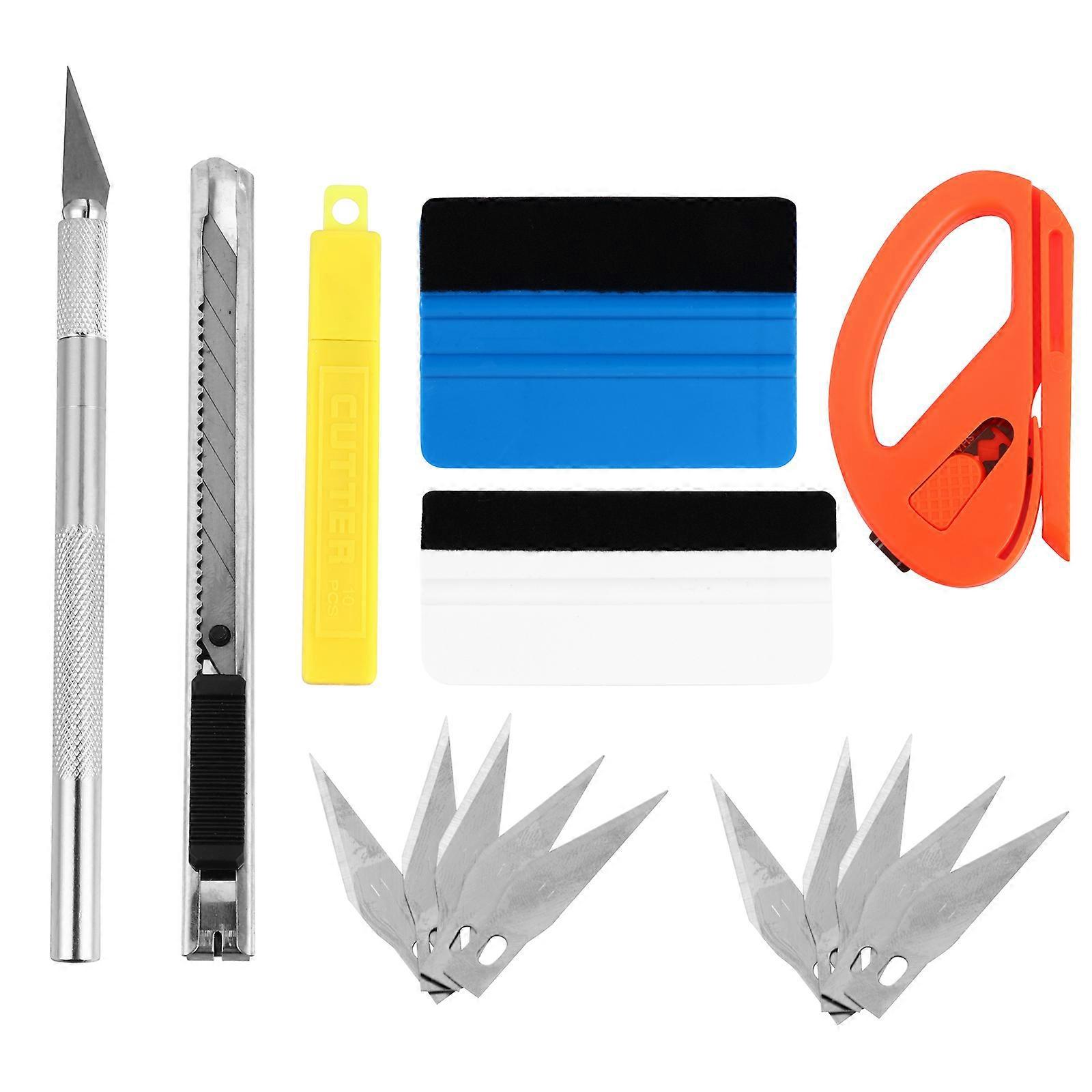 Set Auto-vinylfolien-rakel-schaber-werkzeug Autoaufkleber-installationsset-10x6x1.5cm
