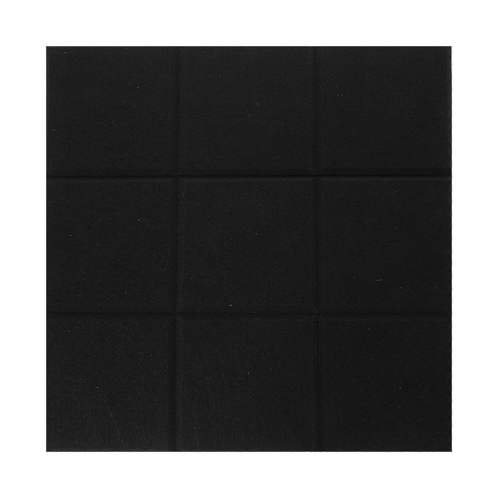 Ankündigungstafel Aus Filz, Erinnerungstafel, Schwarzes Brett, Wandtafel, Notiztafel, Aushangtafel-30x30x2cm-black