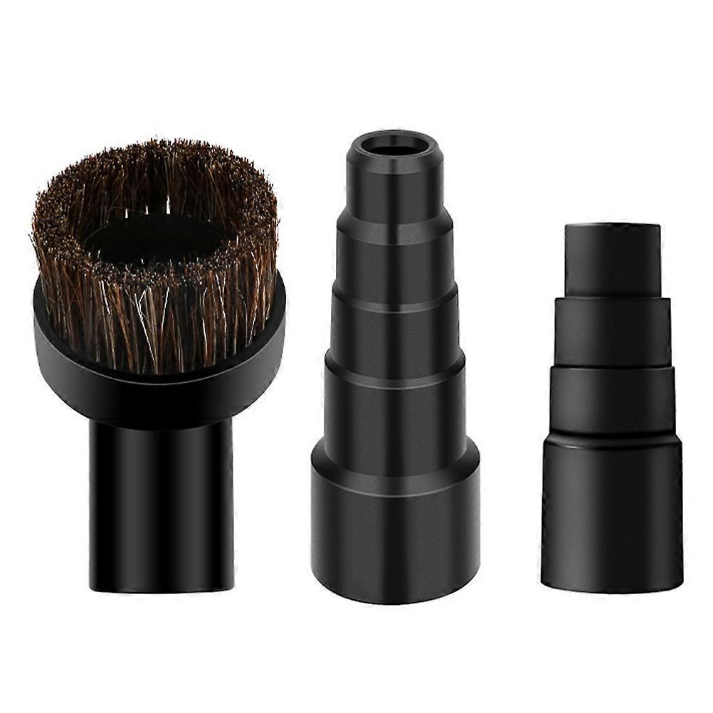 Set/3 Stück 25 Mm/42 Mm/23 Mm/50 Mm Staubsaugeraufsatzadapter 32 Mm Bürstenaufsatz-2.5x4.2x10.2cm-black