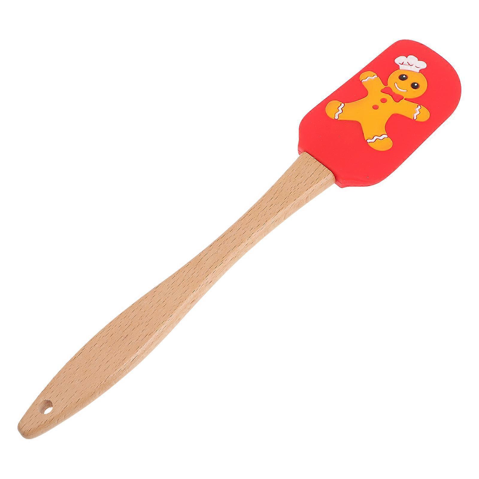 Küchenhelfer-set: Butterschaber Für Weihnachten, Küchengerät, Tortenspatel Zum Dekorieren Von Weihnachtskuchen-25.5x5cm-red