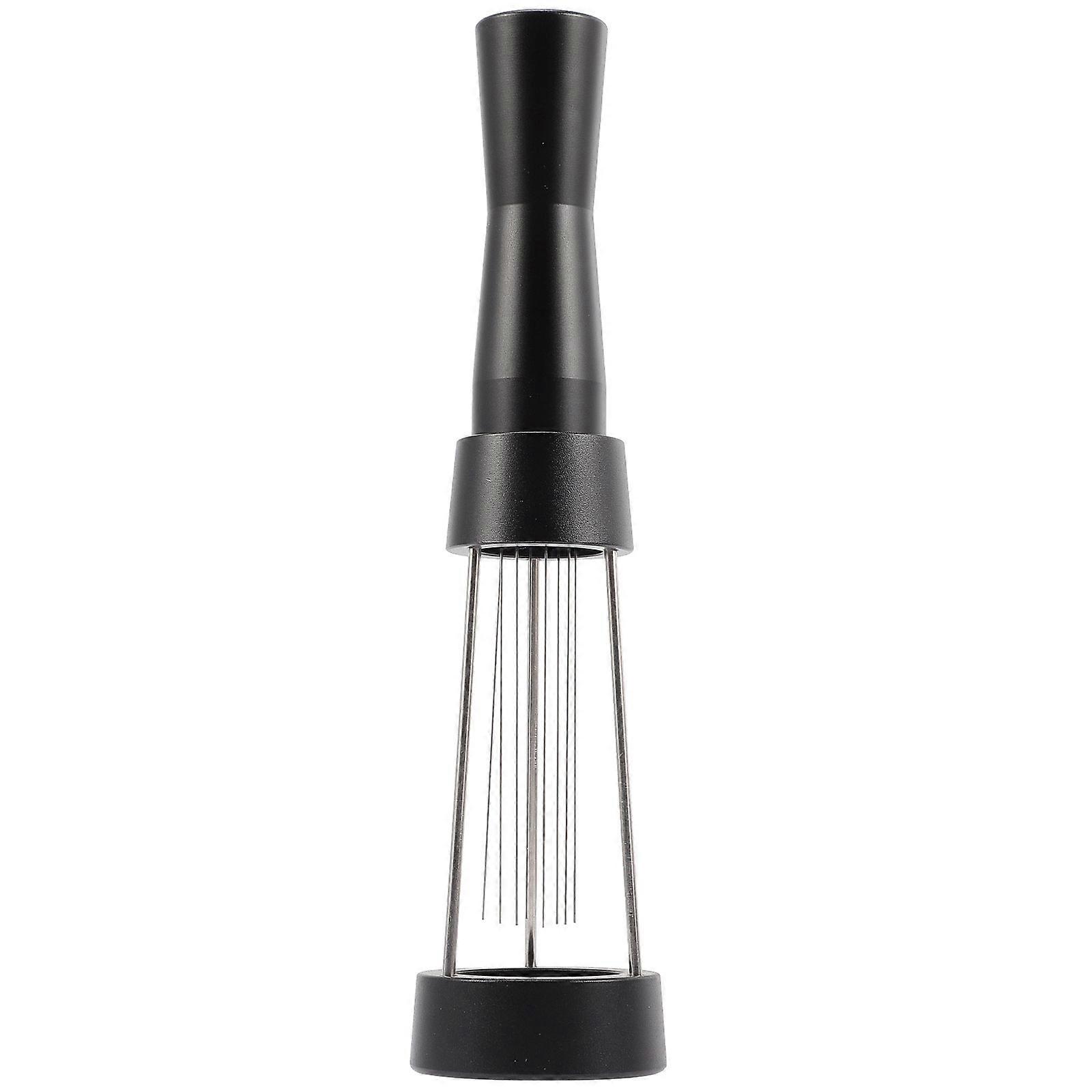 Espressorührer, Kaffeerührer, Kaffeepulverrührer, Espressoverteilungswerkzeug-13.5x3.7cm-black