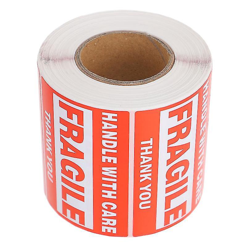 1 Rolle Versandwarnaufkleber