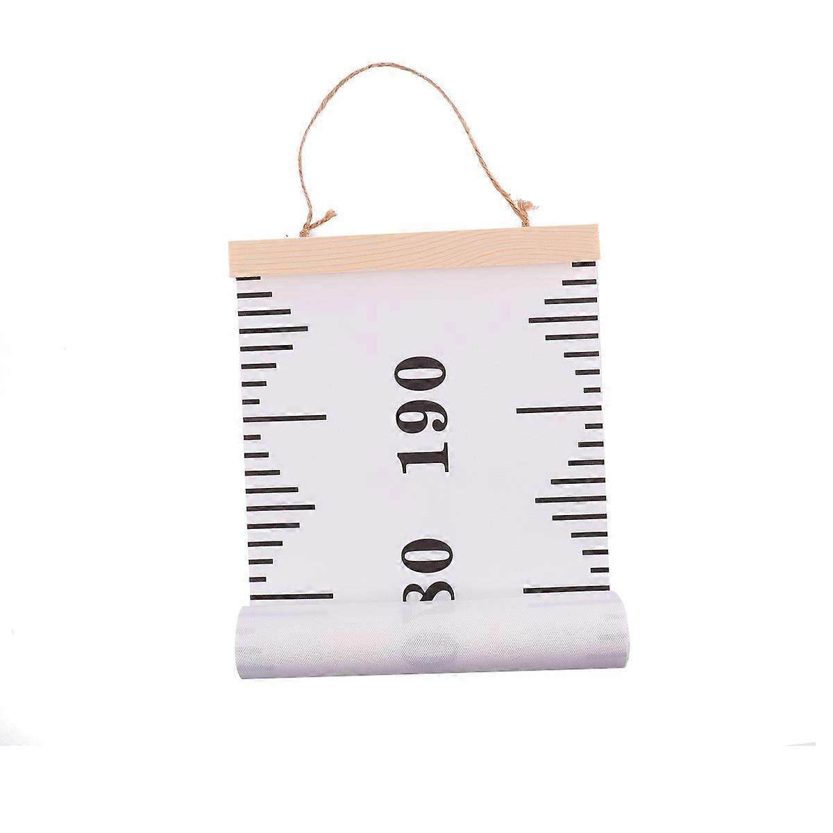Stück Heim-leinwand-größenmesslineal Für Kinder, Einfache Wachstumstabelle Im Nordischen Stil, Größenmessband Für Kinder, Wanddekoration Für Zuhause Und Laden-200x20x2cm