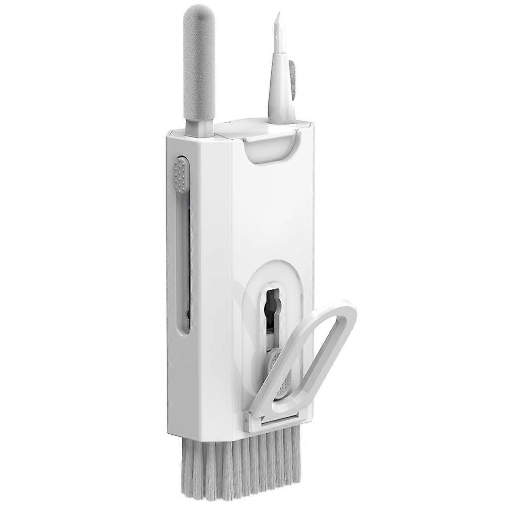 Tägliche Ohrhörer-reinigungsbürste, Multifunktions-kopfhörer-reinigungsset, Handy-bildschirmbürste-9x5cm-white