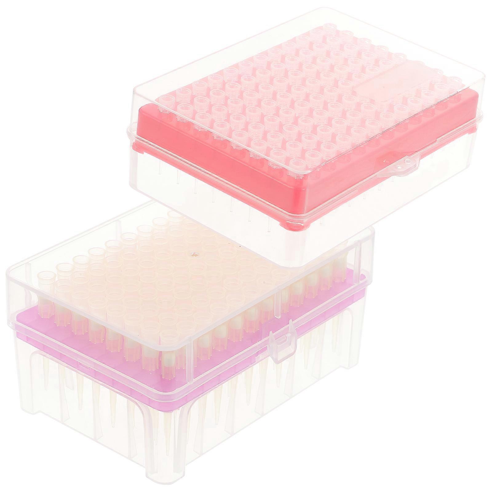 2 Packungen 10µl/200µl Pipettenspitzen Für Wissenschaftliche Labore, Einwegpipettenspitzen-12x8.5cm